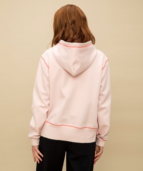 le coq sportif(ルコックスポルティフ)の「【WEB限定カプセルコレクション】 フーディ ダンボールスウェット ルコック レディース スポーツ(スウェット・レディース・ブラック/ピンク/ホワイト/ブルー・S/SS/L/M(M))」の18枚目の写真