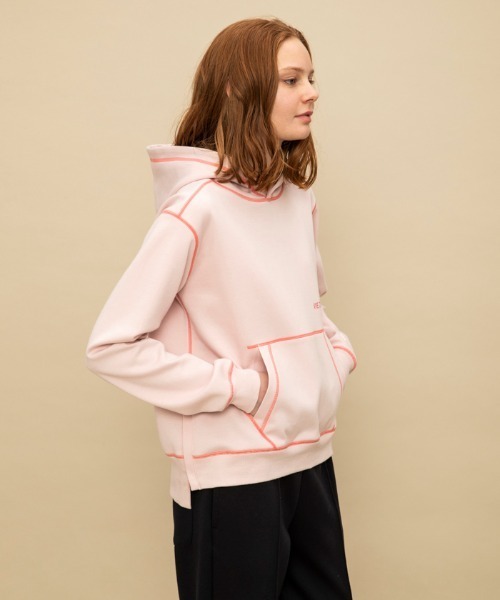 le coq sportif(ルコックスポルティフ)の「【WEB限定カプセルコレクション】 フーディ ダンボールスウェット ルコック レディース スポーツ(スウェット・レディース・ブラック/ピンク/ホワイト/ブルー・S/SS/L/M(M))」の19枚目の写真