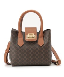 THE SHOP TK  | 【ショルダー付2WAY】モノグラムミニバッグ(ショルダーバッグ)