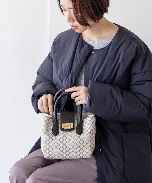 THE SHOP TK （ザ ショップ ティーケー ）の「◆【ショルダー付2WAY】モノグラムミニバッグ（ショルダーバッグ・レディース・ベージュ系その他2/ホワイト系8/ブラウン系6・00）」の15枚目の写真