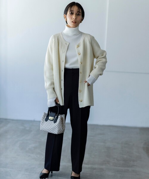 THE SHOP TK （ザ ショップ ティーケー ）の「◆【ショルダー付2WAY】モノグラムミニバッグ（ショルダーバッグ・レディース・ベージュ系その他2/ホワイト系8/ブラウン系6・00）」の4枚目の写真