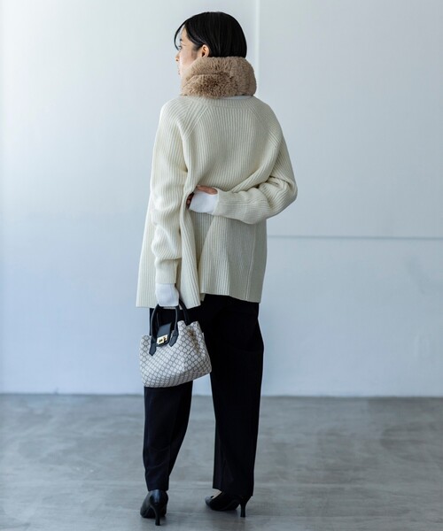 THE SHOP TK （ザ ショップ ティーケー ）の「◆【ショルダー付2WAY】モノグラムミニバッグ（ショルダーバッグ・レディース・ベージュ系その他2/ホワイト系8/ブラウン系6・00）」の17枚目の写真