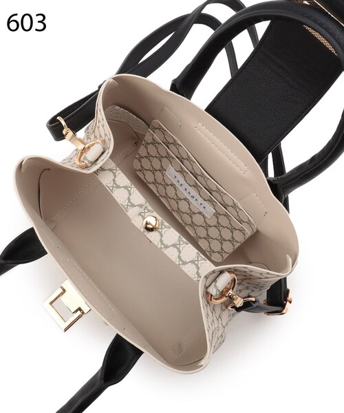 THE SHOP TK （ザ ショップ ティーケー ）の「◆【ショルダー付2WAY】モノグラムミニバッグ（ショルダーバッグ・レディース・ベージュ系その他2/ホワイト系8/ブラウン系6・00）」の22枚目の写真