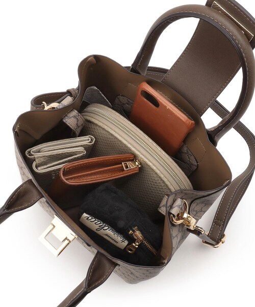 THE SHOP TK （ザ ショップ ティーケー ）の「◆【ショルダー付2WAY】モノグラムミニバッグ（ショルダーバッグ・レディース・ベージュ系その他2/ホワイト系8/ブラウン系6・00）」の19枚目の写真