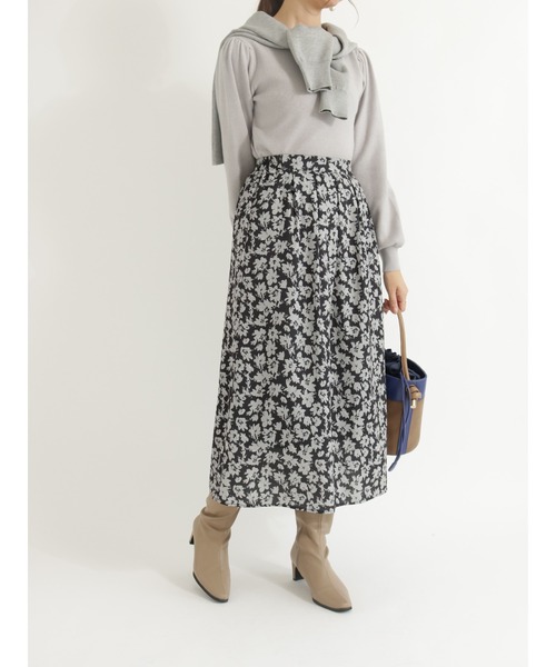 Te chichi(テチチ)の「総針前後2WAYニット(ニット/セーター・レディース・ブラック/グレー/オフホワイト/ブルー・フリ-)」の22枚目の写真