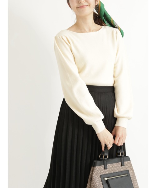 Te chichi(テチチ)の「総針前後2WAYニット(ニット/セーター・レディース・ブラック/グレー/オフホワイト/ブルー・フリ-)」の17枚目の写真