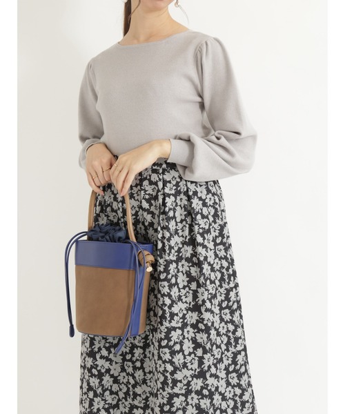 Te chichi(テチチ)の「総針前後2WAYニット(ニット/セーター・レディース・ブラック/グレー/オフホワイト/ブルー・フリ-)」の10枚目の写真