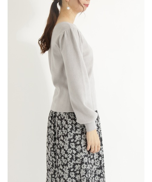 Te chichi(テチチ)の「総針前後2WAYニット(ニット/セーター・レディース・ブラック/グレー/オフホワイト/ブルー・フリ-)」の8枚目の写真