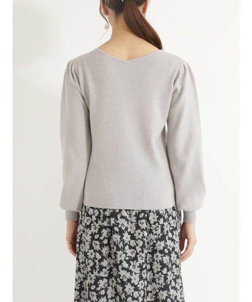 Te chichi(テチチ)の「総針前後2WAYニット(ニット/セーター・レディース・ブラック/グレー/オフホワイト/ブルー・フリ-)」の6枚目の写真