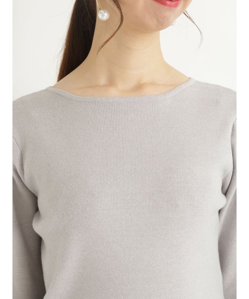 Te chichi(テチチ)の「総針前後2WAYニット(ニット/セーター・レディース・ブラック/グレー/オフホワイト/ブルー・フリ-)」の20枚目の写真