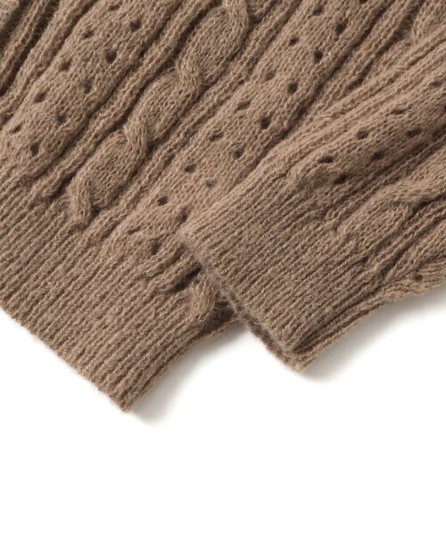 apres les cours（アプレレクール）の「フリルニットカーディガン（カーディガン/ボレロ・キッズ・ベージュ/アイボリー・130/120/110/100/90/140/80）」の17枚目の写真