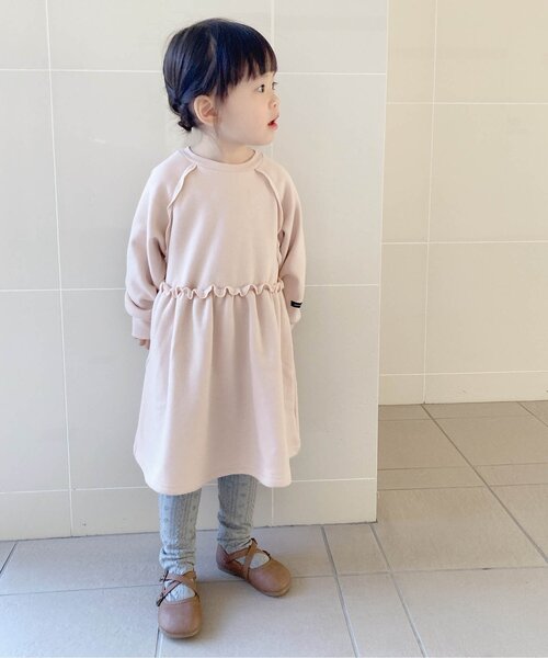 apres les cours(アプレレクール)の「ハート柄タイツ【フォーマル対応】(タイツ/ストッキング・キッズ・グレー/ピンク/アイボリー・100/90/120/140/110)」の4枚目の写真