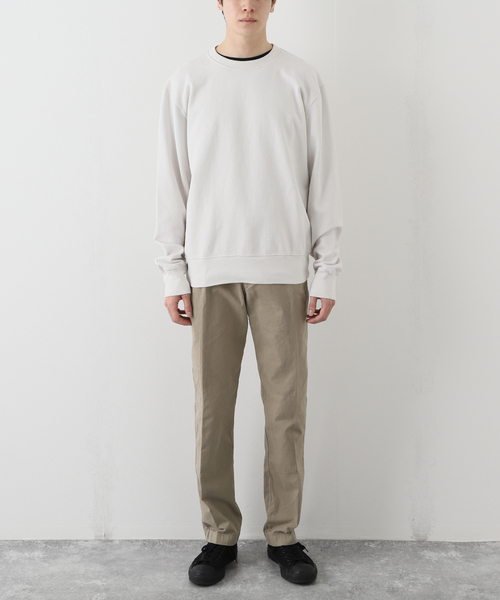 SAVE KHAKI UNITED（セーブカーキユナイテッド）の「SAVE KHAKI UNITED L/S SUPIMA CREW SWEATSHIRT（スウェット・メンズ・チャコールグレー/ブラック/チョコ/ライトグレー/ネイビー・MEDIUM/LARGE/X-LARGE）」の13枚目の写真