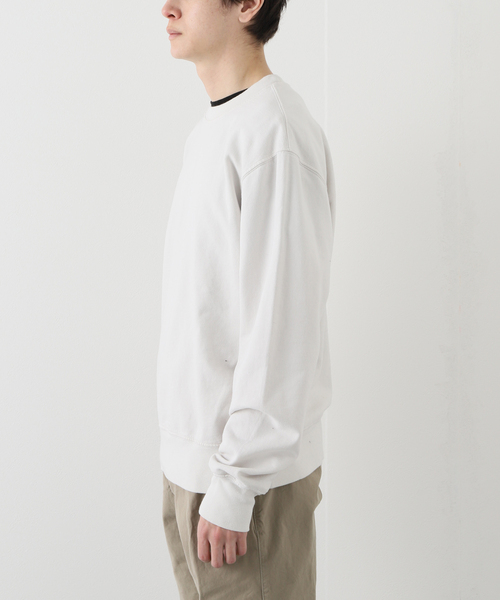 SAVE KHAKI UNITED（セーブカーキユナイテッド）の「SAVE KHAKI UNITED L/S SUPIMA CREW SWEATSHIRT（スウェット・メンズ・チャコールグレー/ブラック/チョコ/ライトグレー/ネイビー・MEDIUM/LARGE/X-LARGE）」の8枚目の写真