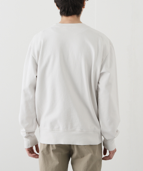 SAVE KHAKI UNITED（セーブカーキユナイテッド）の「SAVE KHAKI UNITED L/S SUPIMA CREW SWEATSHIRT（スウェット・メンズ・チャコールグレー/ブラック/チョコ/ライトグレー/ネイビー・MEDIUM/LARGE/X-LARGE）」の15枚目の写真
