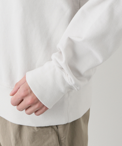 SAVE KHAKI UNITED（セーブカーキユナイテッド）の「SAVE KHAKI UNITED L/S SUPIMA CREW SWEATSHIRT（スウェット・メンズ・チャコールグレー/ブラック/チョコ/ライトグレー/ネイビー・MEDIUM/LARGE/X-LARGE）」の11枚目の写真