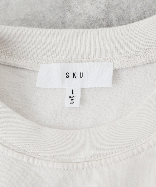 SAVE KHAKI UNITED（セーブカーキユナイテッド）の「SAVE KHAKI UNITED L/S SUPIMA CREW SWEATSHIRT（スウェット・メンズ・チャコールグレー/ブラック/チョコ/ライトグレー/ネイビー・MEDIUM/LARGE/X-LARGE）」の9枚目の写真