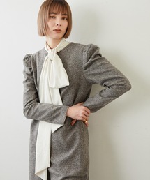 パフスリーブジャンプスーツ