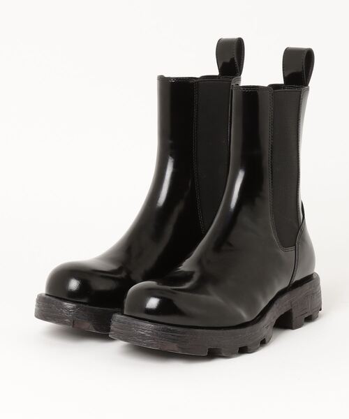 DIESEL（ディーゼル）の「レディース カウレザー チェルシーブーツ
