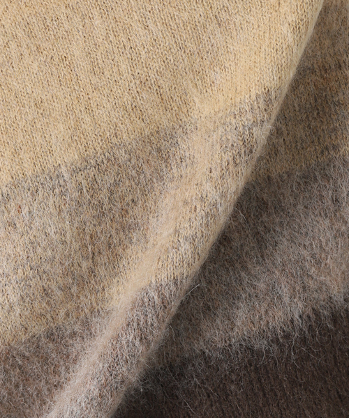 JOURNAL STANDARD J.S HOMESTEAD(ジャーナルスタンダードホームステッド)の「【J.S.Homestead】GRADATION MOHAIR MIX CREW KNIT(ニット/セーター・メンズ・ブラウン/グリーン/チャコールグレー・LARGE/MEDIUM)」の19枚目の写真