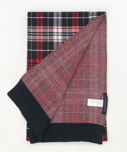 TOMMY HILFIGER(トミーヒルフィガー)の「TOMMY HILFIGER トミー ヒルフィガー PLAID SCARF マフラー(マフラー・メンズ・その他・FREE)」の4枚目の写真