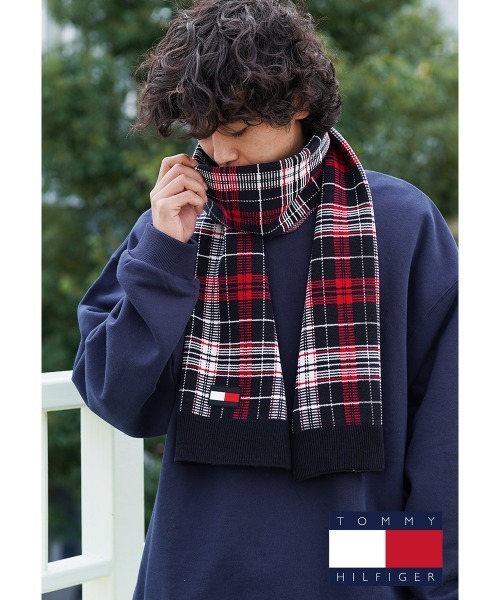 TOMMY HILFIGER(トミーヒルフィガー)の「TOMMY HILFIGER トミー ヒルフィガー PLAID SCARF マフラー(マフラー・メンズ・その他・FREE)」の6枚目の写真