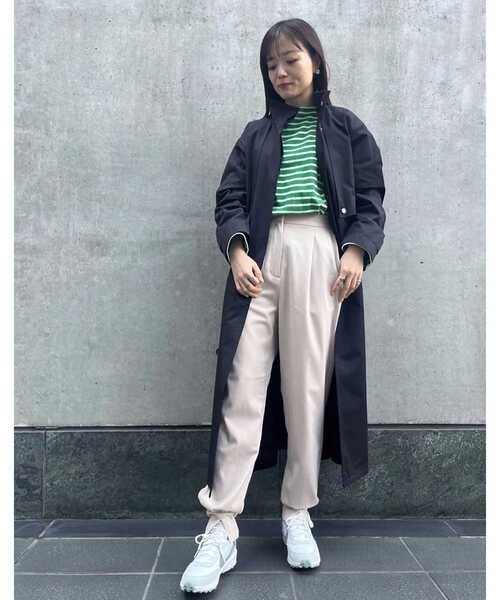 N.（N. Natural Beauty Basic）（エヌエヌナチュラルビューティーベーシック）の「◆スタンドカラーオーバーヨークコート（モッズコート・レディース・ブラック/カーキ・MEDIUM）」の20枚目の写真