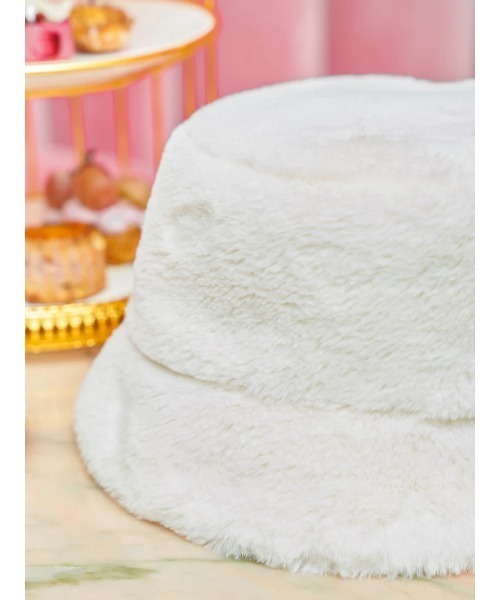 Darich ファーメトロハット ホワイト ダーリッチ テディベアハット