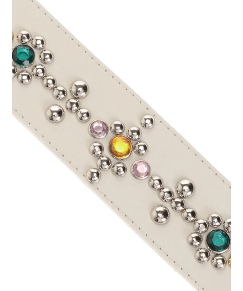 jouetie（ジュエティ）の「スタッズビジューバングル（バングル/リストバンド・レディース・オフホワイト/ブラック/その他1・FREE）」の12枚目の写真