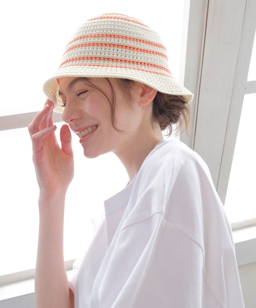 LINE KNIT BUCKET HAT（ハット）｜FRUIT OF THE LOOM（フルーツ