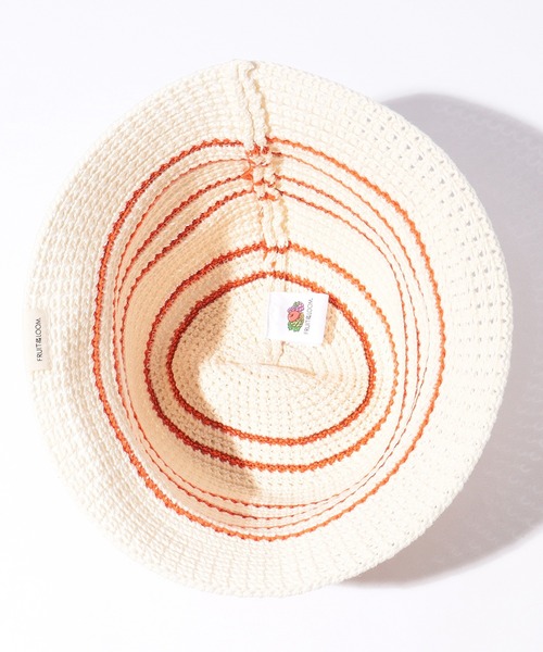 セール】LINE KNIT BUCKET HAT（ハット）｜FRUIT OF THE LOOM