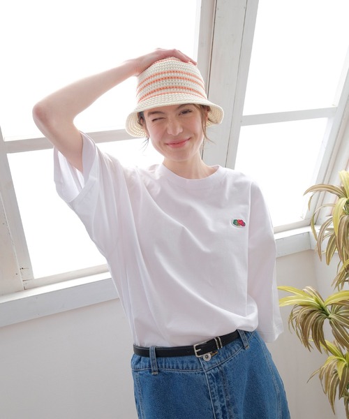 FRUIT OF THE LOOM（フルーツオブザルーム）の「LINE KNIT BUCKET HAT / バケット / ハット / ライン / ニット / カジュアル  / ユニセックス / ロゴ（ハット・メンズ・アイボリー/ブラウン/グレー/ベージュ/ブラック・FREE）」の15枚目の写真