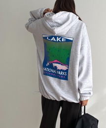 CANAL JEAN | El mar(エルマール) "national park"裏起毛パーカープルオーバー(パーカー)
