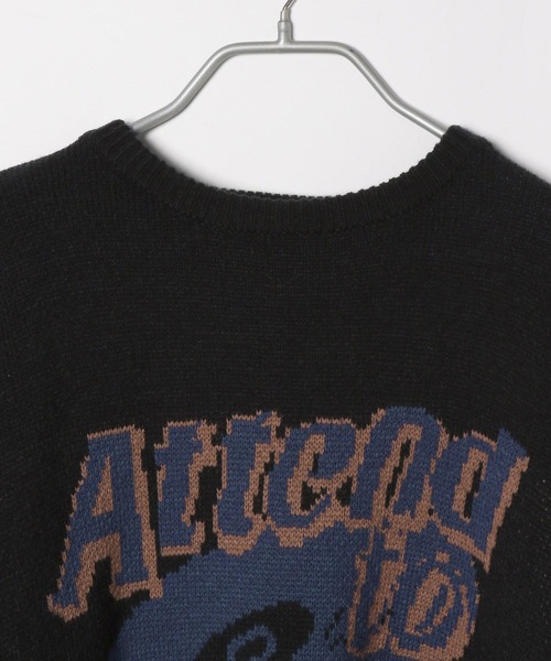 PBLIM（ページボーイリム）の「PAGEBOYLIM/RecordJQニット（ニット/セーター・レディース・ブラック/グレー・FREE）」の10枚目の写真