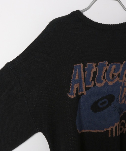 PBLIM（ページボーイリム）の「PAGEBOYLIM/RecordJQニット（ニット/セーター・レディース・ブラック/グレー・FREE）」の11枚目の写真