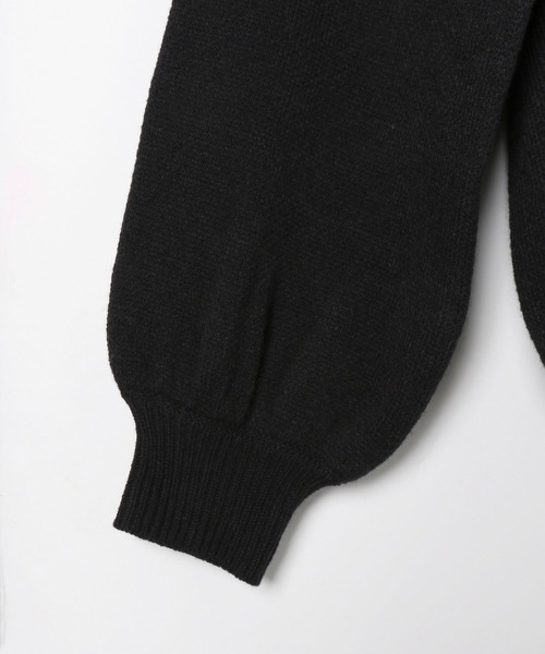 PBLIM（ページボーイリム）の「PAGEBOYLIM/RecordJQニット（ニット/セーター・レディース・ブラック/グレー・FREE）」の13枚目の写真