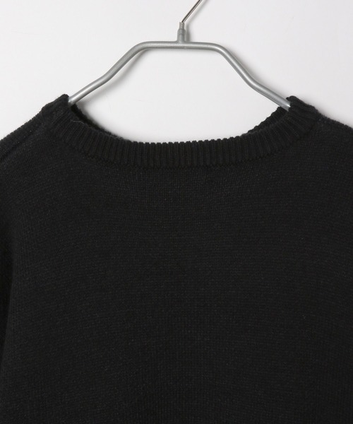 PBLIM（ページボーイリム）の「PAGEBOYLIM/RecordJQニット（ニット/セーター・レディース・ブラック/グレー・FREE）」の12枚目の写真