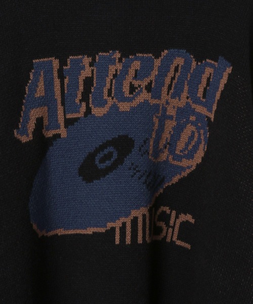 PBLIM（ページボーイリム）の「PAGEBOYLIM/RecordJQニット（ニット/セーター・レディース・ブラック/グレー・FREE）」の15枚目の写真