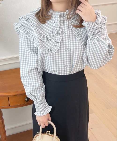 アソートフリル襟ブラウス【ZOZOTOWN限定アイテム】（シャツ/ブラウス