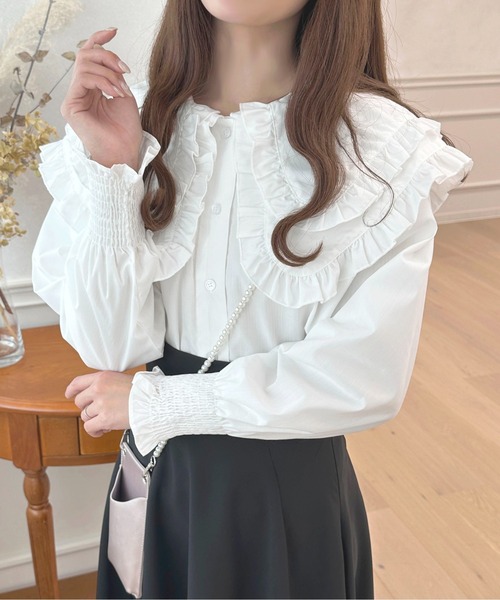 アソートフリル襟ブラウス【ZOZOTOWN限定アイテム】（シャツ/ブラウス