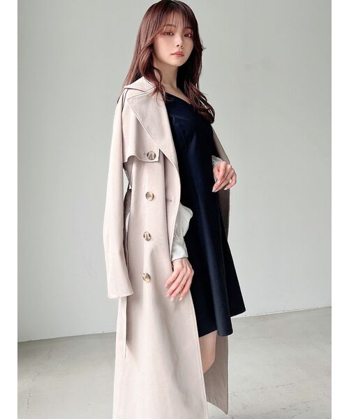 RESEXXY（リゼクシー）の「ドッキングミニワンピース（ワンピース・レディース・ブルー/ブラック/ベージュ・FREE）」の12枚目の写真