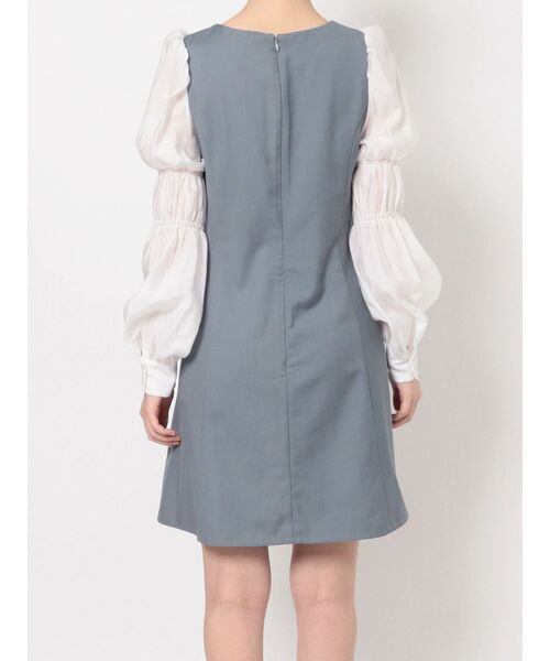 RESEXXY（リゼクシー）の「ドッキングミニワンピース（ワンピース・レディース・ブルー/ブラック/ベージュ・FREE）」の21枚目の写真