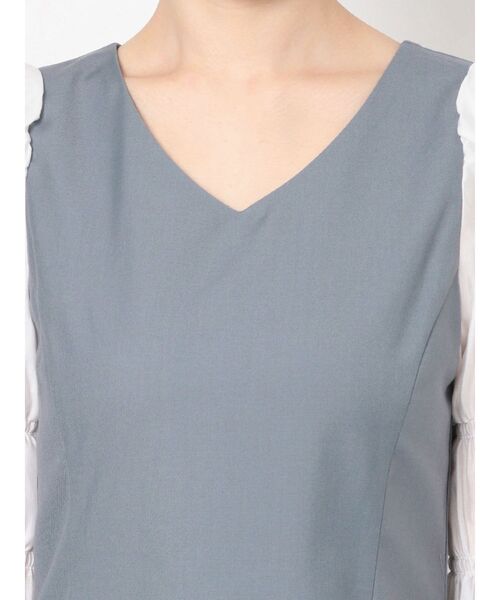 RESEXXY（リゼクシー）の「ドッキングミニワンピース（ワンピース・レディース・ブルー/ブラック/ベージュ・FREE）」の22枚目の写真