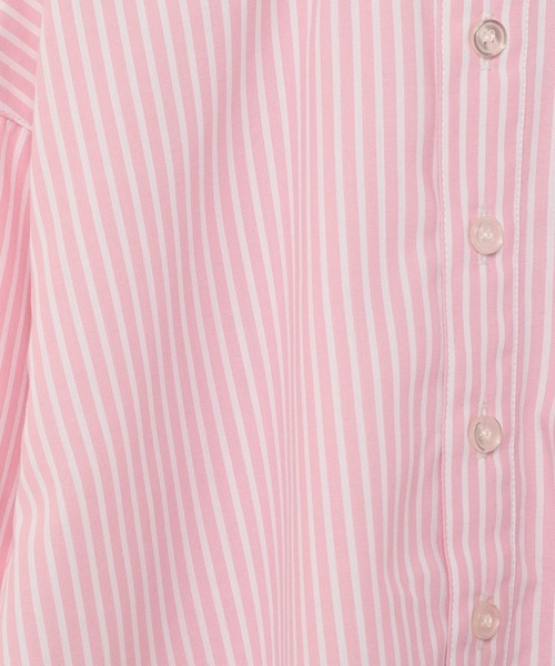 LOWRYS FARM(ローリーズファーム)の「イージーケアストライプシャツ 173734(シャツ/ブラウス・キッズ・ピンク/オレンジ/ブルー・110cm/120cm/130cm/140cm/150cm)」の13枚目の写真