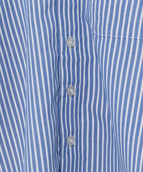 LOWRYS FARM(ローリーズファーム)の「イージーケアストライプシャツ 173734(シャツ/ブラウス・キッズ・ピンク/オレンジ/ブルー・110cm/120cm/130cm/140cm/150cm)」の12枚目の写真