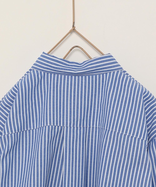 LOWRYS FARM(ローリーズファーム)の「イージーケアストライプシャツ 173734(シャツ/ブラウス・キッズ・ピンク/オレンジ/ブルー・110cm/120cm/130cm/140cm/150cm)」の6枚目の写真