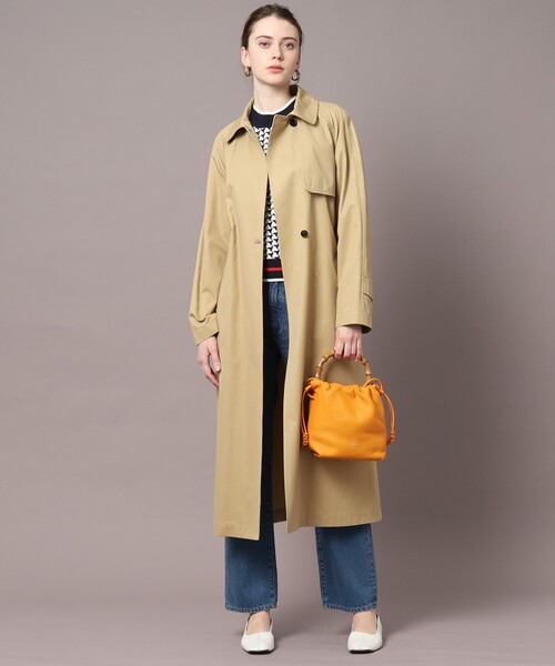 使用少ドレステリア　ライトトレンチコート34 上品/美シルエット】ライトトレンチコート（トレンチコート