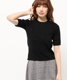 【who's who Chico】Ry/Ny5分袖プルオーバー