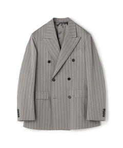 UNISEX》【TAKEMI】Wide Corduroy Prime-Over Double Tailored Jacket
