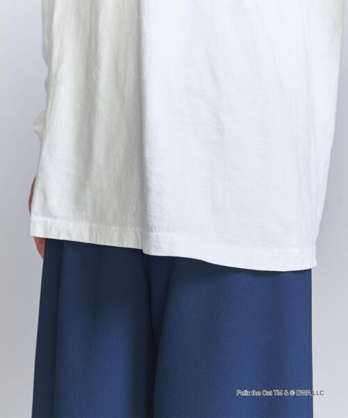 GOOD ROCK SPEED（グッドロックスピード）の「【別注】＜GOOD ROCK SPEED＞FELIXプリント ロングスリーブTシャツ WHITE/BLACK（Tシャツ/カットソー・レディース・ホワイト/ブラック・FREE）」の8枚目の写真